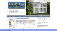 Desktop Screenshot of halpinwindows.ie